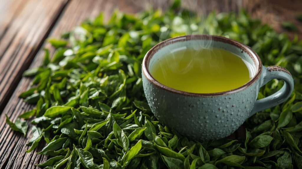 Xícara de chá verde para emagrecer, dica de saúde natural de 5 de setembro